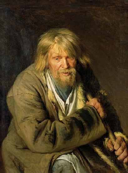 Ivan Nikolaevich Kramskoi Old Man with a Crutch